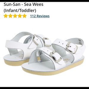 Sun-San Sea Wee sandals white Size 4